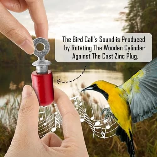 Audubon Bird Call Red Gift Pack - 2.5 inch (6.35 cm) | Authentic USA Import for Bird Watching thumbnail 2