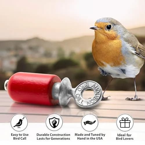 Audubon Bird Call Red Gift Pack - 2.5 inch (6.35 cm) | Authentic USA Import for Bird Watching thumbnail 3