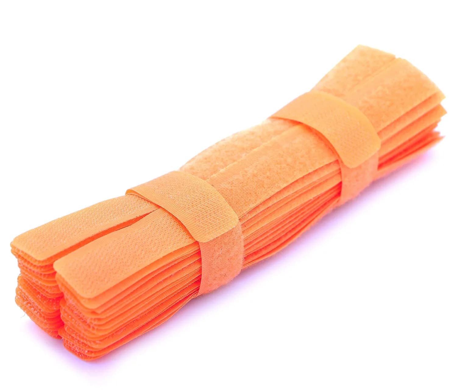 Pasow Cable Ties 50pcs Reusable 7 Inch | Durable Nylon Wire Organizer in Orange — Orange