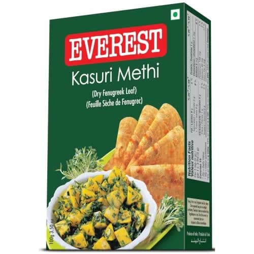 Everest Kasuri Methi Leaves 100g (3.5 oz) | Authentic Indian Culinary Herb thumbnail 1