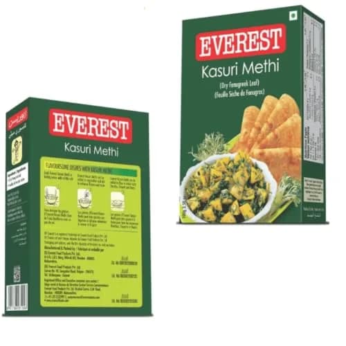 Everest Kasuri Methi Leaves 100g (3.5 oz) | Authentic Indian Culinary Herb thumbnail 3