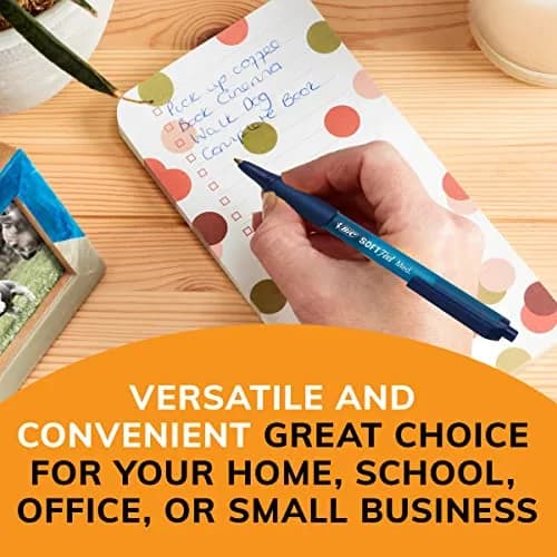 BIC Soft Feel Retractable Ballpoint Pens, Medium Point 1.0mm, 36-Count Pack | Smooth Ink Flow thumbnail 6