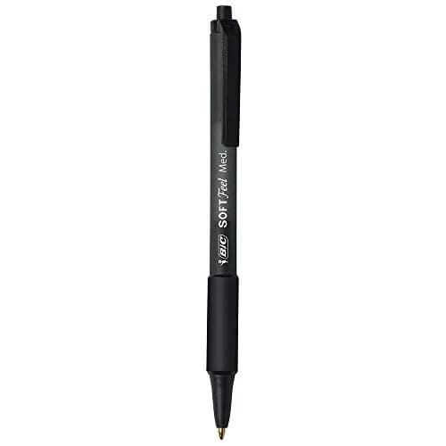 BIC Soft Feel Retractable Ballpoint Pens, Medium Point 1.0mm, 36-Count Pack | Smooth Ink Flow thumbnail 2