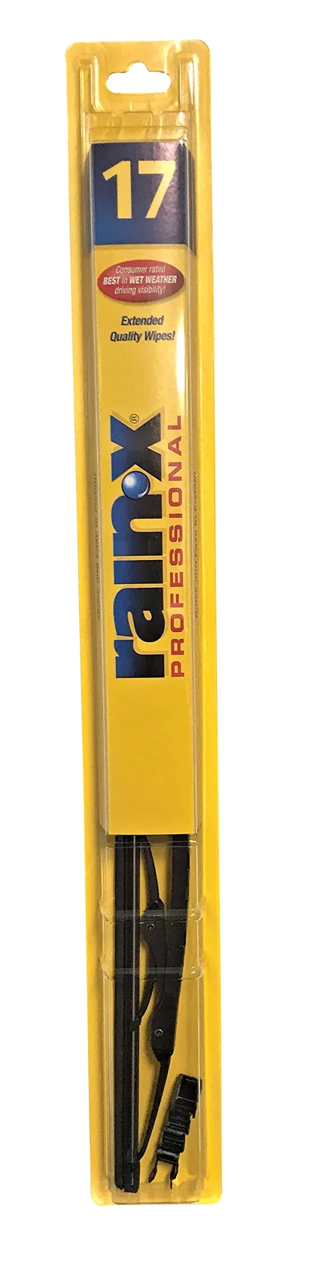 Rain-X Weatherbeater Wiper Blade 17" | Professional Quality with Bayonet & Hook Mounts (70-120c) - main product image