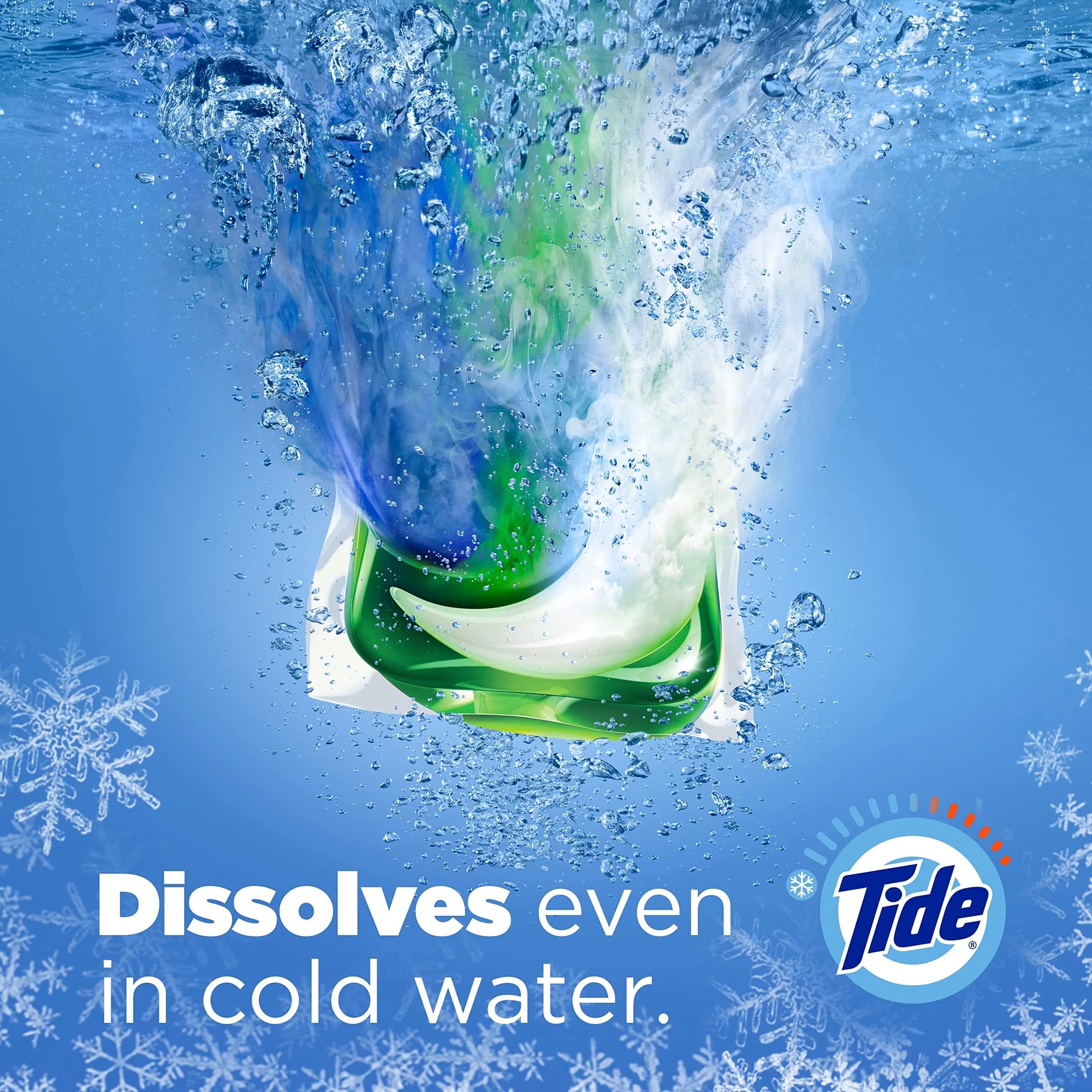 Tide PODS Laundry Detergent Pacs, 3-in-1 Stain Remover, Odor Fighter, Color Protector, 57 Count | Concentrated Formula Laundry Detergent - view 7