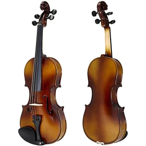 Paititi 4/4 Full Size Solid Wood Student Violin Complete Package with Case Bow Rosin String Tuner thumbnail 2