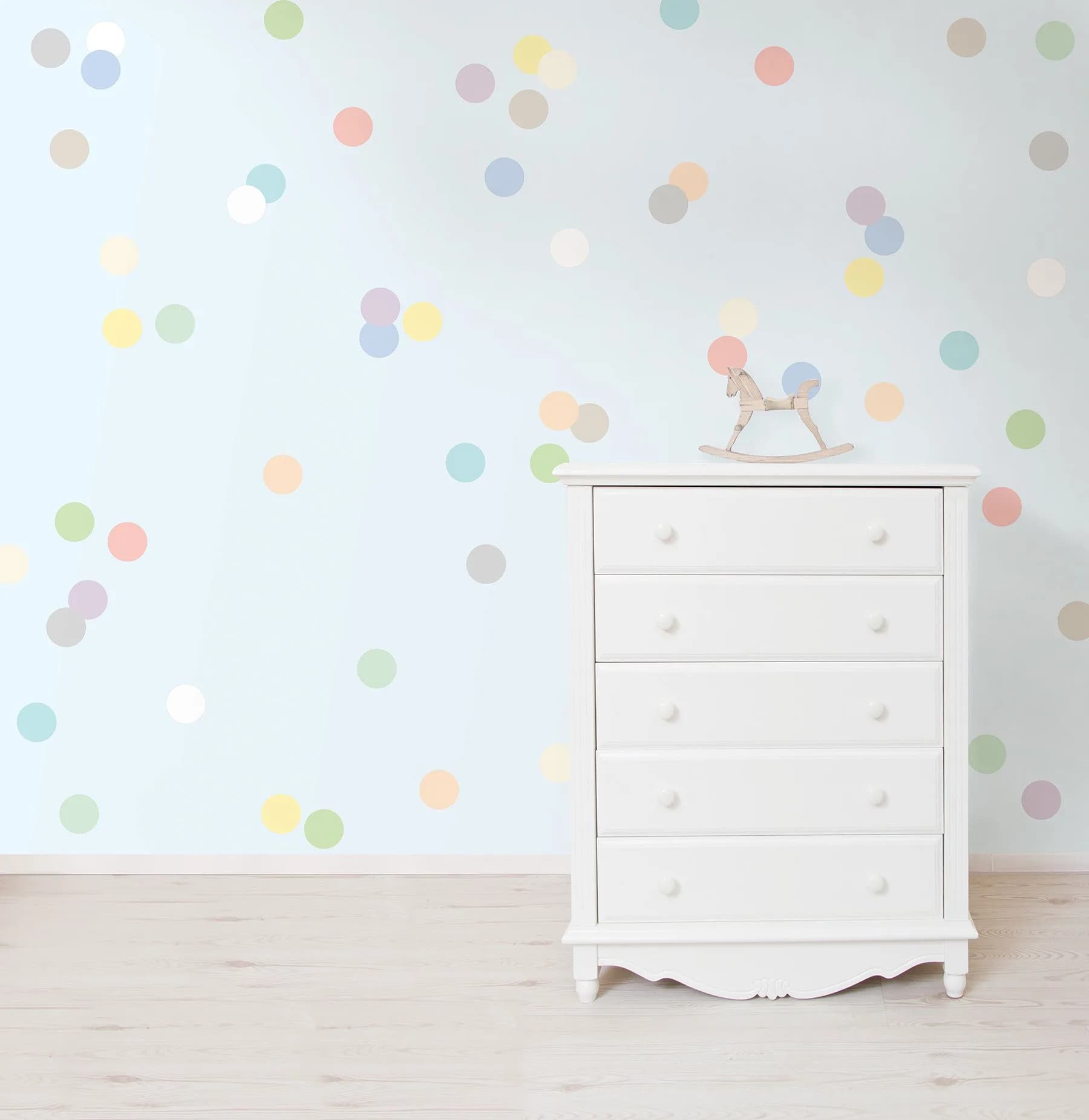Wall Pops Pastel Confetti MiniPops Sticker Set | 60 Count, Repositionable Vinyl Dots - view 2
