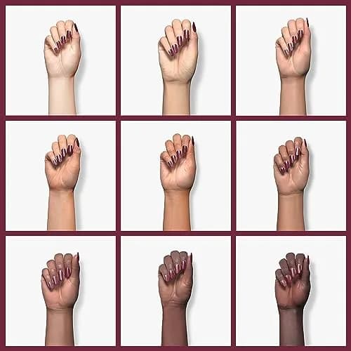 wet n wild Wild Shine Nail Polish | Red Burgundy Frost | 0.41 Fl Oz (12ml) | High-Shine, Long-Wear thumbnail 2
