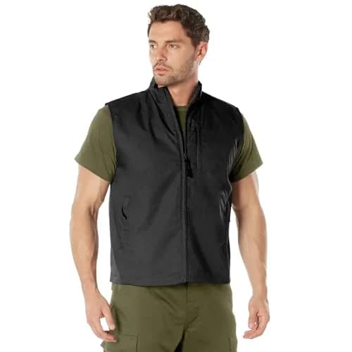 Rothco Undercover Travel Vest, Black, L | Low-Profile Secure Storage for Men thumbnail 1