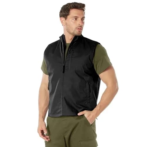 Rothco Undercover Travel Vest, Black, L | Low-Profile Secure Storage for Men thumbnail 8