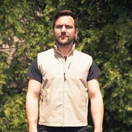 Rothco Undercover Travel Vest, Black, L | Low-Profile Secure Storage for Men thumbnail 2