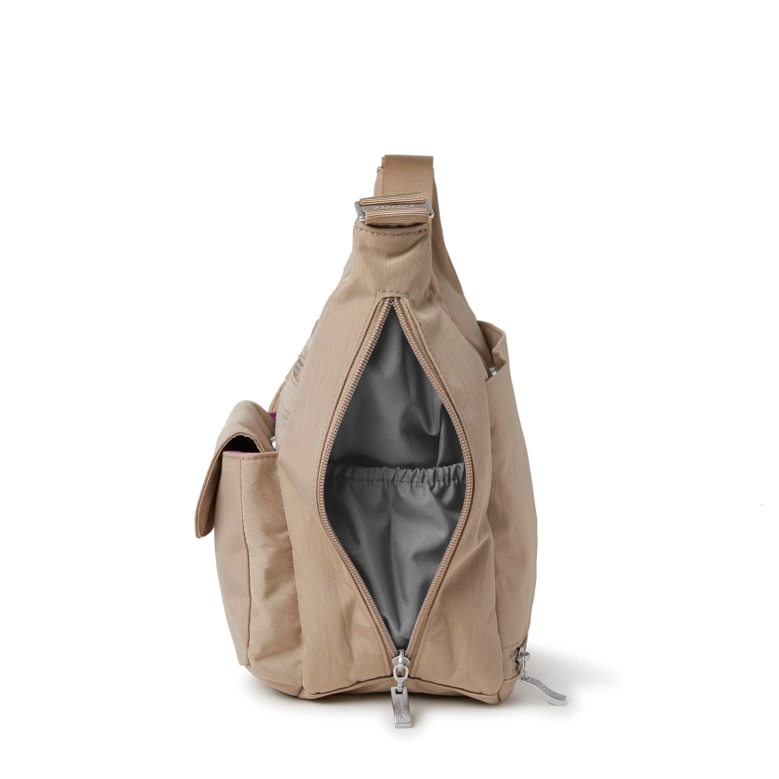 Baggallini Everywhere Bagg Hobo Crossbody Bag for Women 228ml (8 Fl Oz) | Water-resistant Travel Bag with RFID Wristlet - view 9