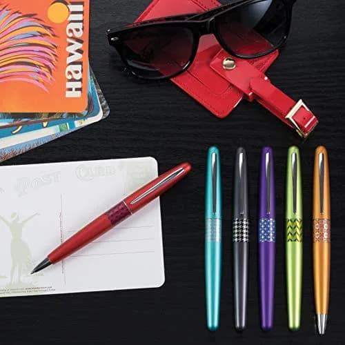 PILOT MR Retro Pop Collection Gel Roller Pen Red/Wave 0.7mm (0.5 in x 5.4 in) | Smooth Ink Flow thumbnail 4