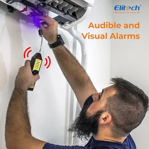 Elitech WJL-6000 Halogen Refrigerant Leak Detector | Detects R22, R134A, R410A, 1234YF & More thumbnail 3