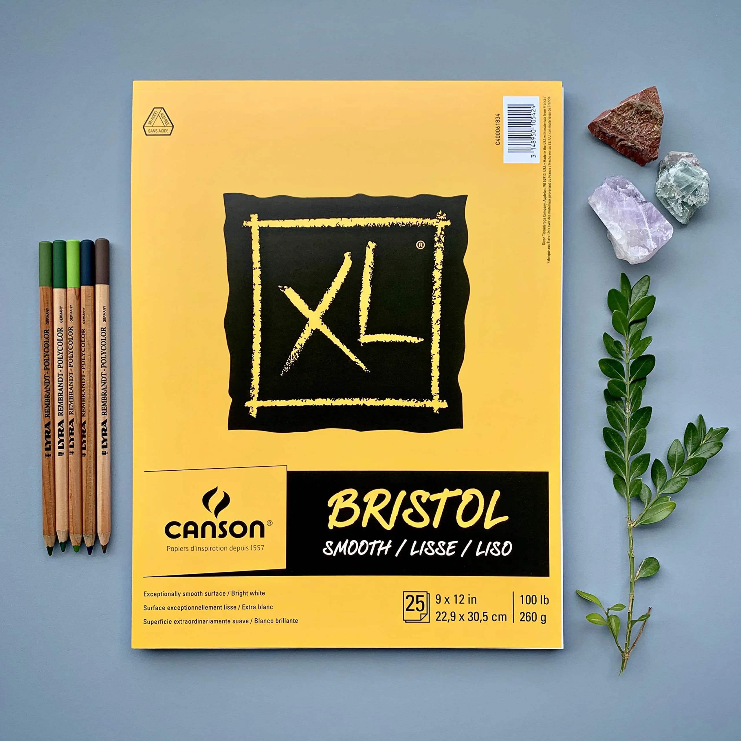 Canson XL Series Bristol Paper Pad Smooth 9x12 in 260gsm (100lb) | High Contrast Art Paper for Pen, Ink, Marker - view 3