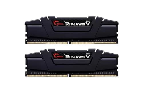 G.SKILL Ripjaws V DDR4 RAM 16GB (2x8GB) 3200MT/s CL16 Black | High-Performance Desktop Memory thumbnail 1