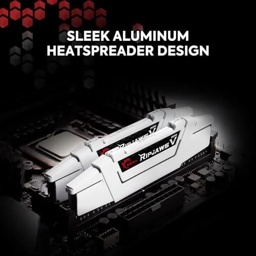 G.SKILL Ripjaws V DDR4 RAM 16GB (2x8GB) 3200MT/s CL16 Black | High-Performance Desktop Memory thumbnail 4