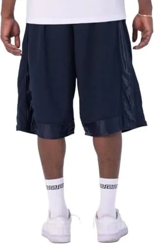 Pro Club Heavyweight Mesh Basketball Shorts Navy Large | Superior Comfort & Durability thumbnail 3