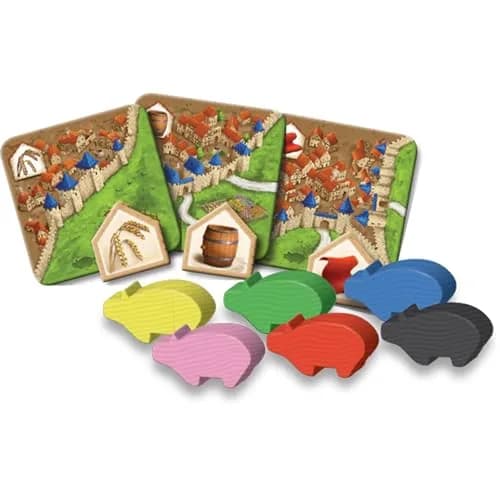 Carcassonne Traders & Builders Expansion 2 Board Game | 2-6 Players | Cardboard thumbnail 2