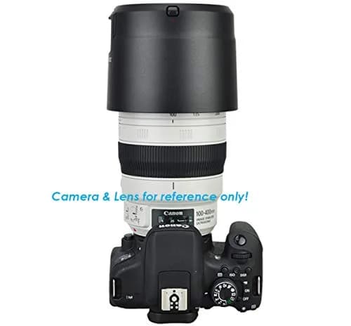 Fotasy Lens Hood for Canon EF 100-400mm f/4.5-5.6L IS II USM | Filter Access Window, Reversible, 74g thumbnail 5