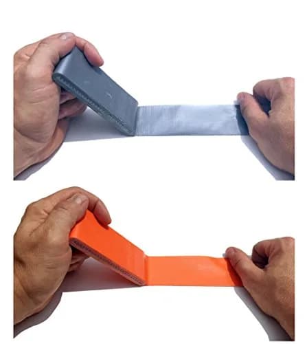 RediTape Travel Size Duct Tape 2-Pack (Silver & Neon Orange) 5 Yards Each | Heavy Duty Waterproof Repair Tape thumbnail 3