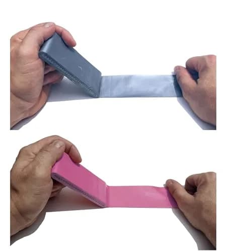RediTape Travel Size Duct Tape 2-Pack (Silver & Bubble Gum Pink) | Pocket Size Flat Mini Roll, 5 Yards Each thumbnail 3