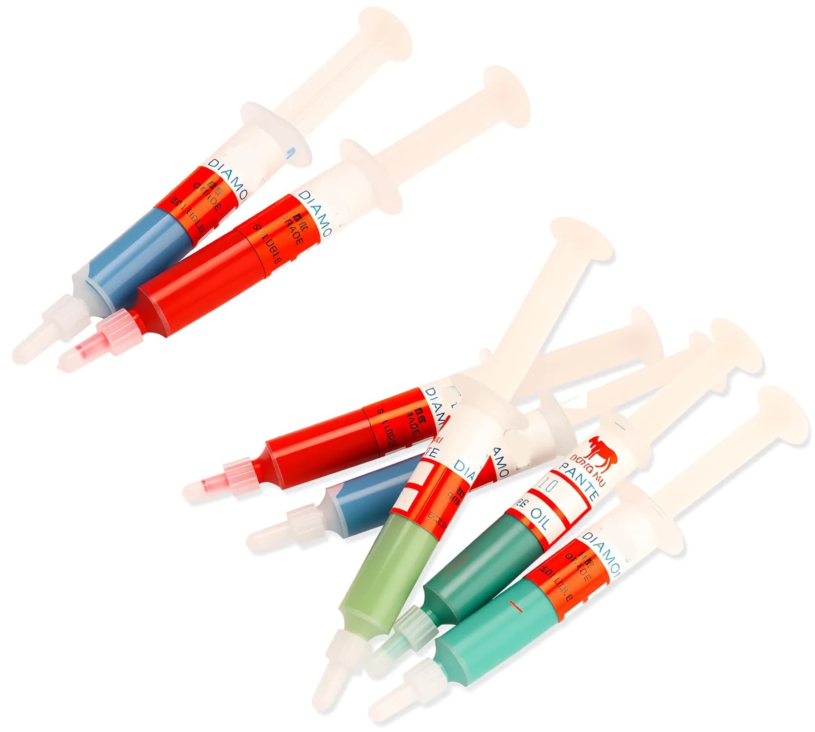 Preamer 7pcs Diamond Paste Polishing Compound 5g Grits 1000# 10000# | Jewelry & Metal Buffing
