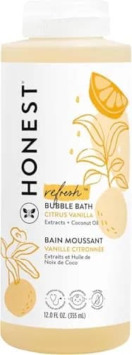 The Honest Company Bubble Bath, Tear-Free, Citrus Vanilla Refresh, 12 fl oz | Gentle for Baby & Family, Naturally Derived thumbnail 1