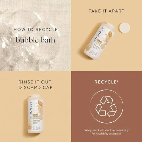 The Honest Company Bubble Bath, Tear-Free, Citrus Vanilla Refresh, 12 fl oz | Gentle for Baby & Family, Naturally Derived thumbnail 8