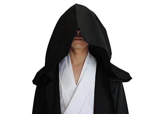 GOLDSTITCH Men Hooded Robe Cloak Knight Costume | Halloween Cosplay Adult Outfit thumbnail 3