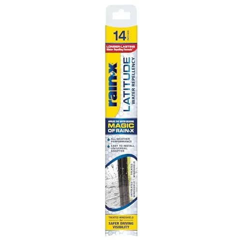 Rain-X 14" Water Repellency Wiper Blades | All Weather Streak-Free Visibility thumbnail 1