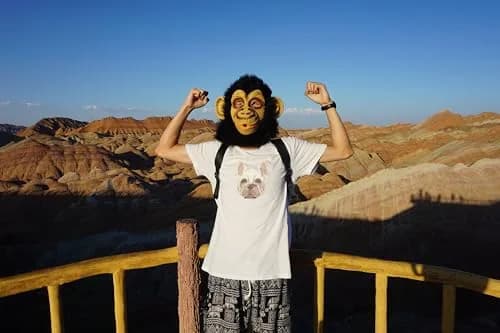 CreepyParty Monkey Mask for Adults, Natural Latex Monkey Costume Mask | 11.8 x 11.8 x 11.8 inches (30 x 30 x 30 cm) thumbnail 5
