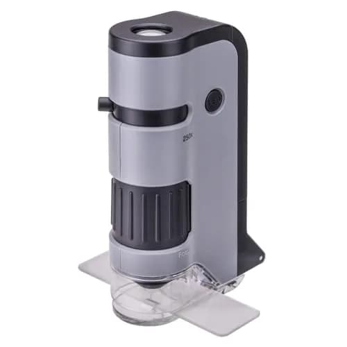 Carson MicroFlip 100x-250x LED UV Pocket Microscope with Smartphone Clip | STEM Education MP-250 thumbnail 6