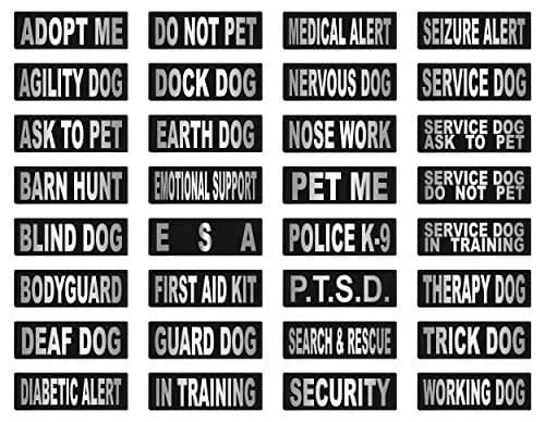 Dogline First Aid Kit Removable Patches, Small/Medium | Set of 2 Reflective Velcro Patches for Pet Harnesses thumbnail 4