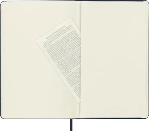Moleskine Classic Notebook, Large, Ruled, Sapphire Blue, Hard Cover (5 x 8.25) | Acid-Free, 240 Pages, Durable Cover thumbnail 4