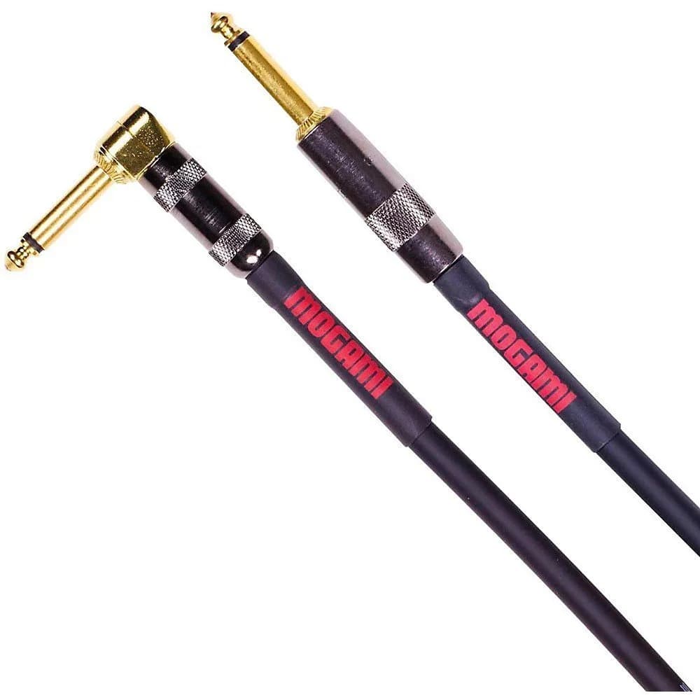 Mogami OD GTR-20R Overdrive Guitar Instrument Cable 6.1 m (20 Foot) | Platinum Performance for Stage — 12 Foot