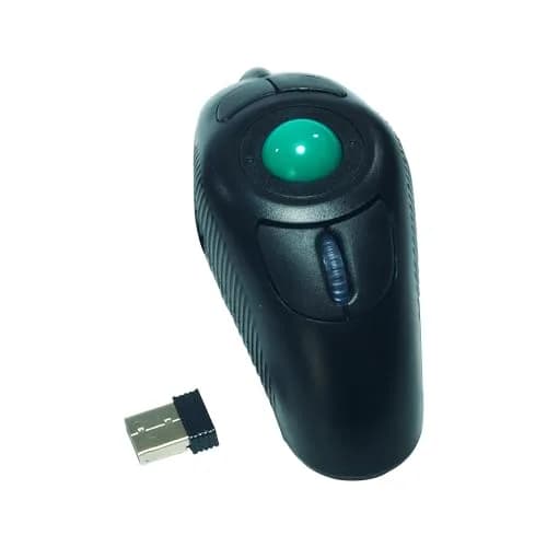 YUMQUA Wireless Finger Trackball Mouse | Ergonomic Design, 4-Level DPI, Ambidextrous, 10M Range thumbnail 4