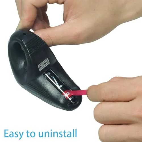 YUMQUA Wireless Finger Trackball Mouse | Ergonomic Design, 4-Level DPI, Ambidextrous, 10M Range thumbnail 5