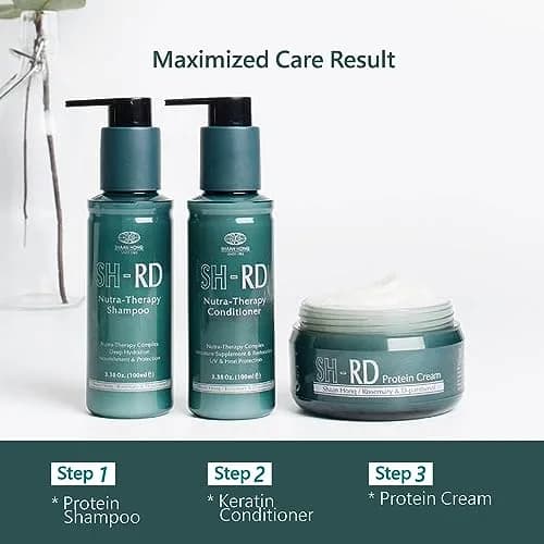 SH-RD Protein Cream Leave-In Conditioner 150ml (5.1 Fl Oz) | Repairs Dry Damaged Hair & Split Ends thumbnail 5