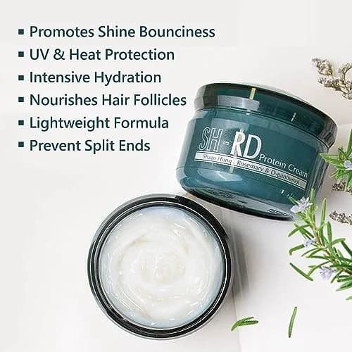 SH-RD Protein Cream Leave-In Conditioner 150ml (5.1 Fl Oz) | Repairs Dry Damaged Hair & Split Ends thumbnail 2