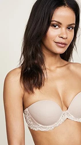 Natori Feathers Strapless Plunge Multiway Bra 32B | Breathable, Elegant Support thumbnail 2