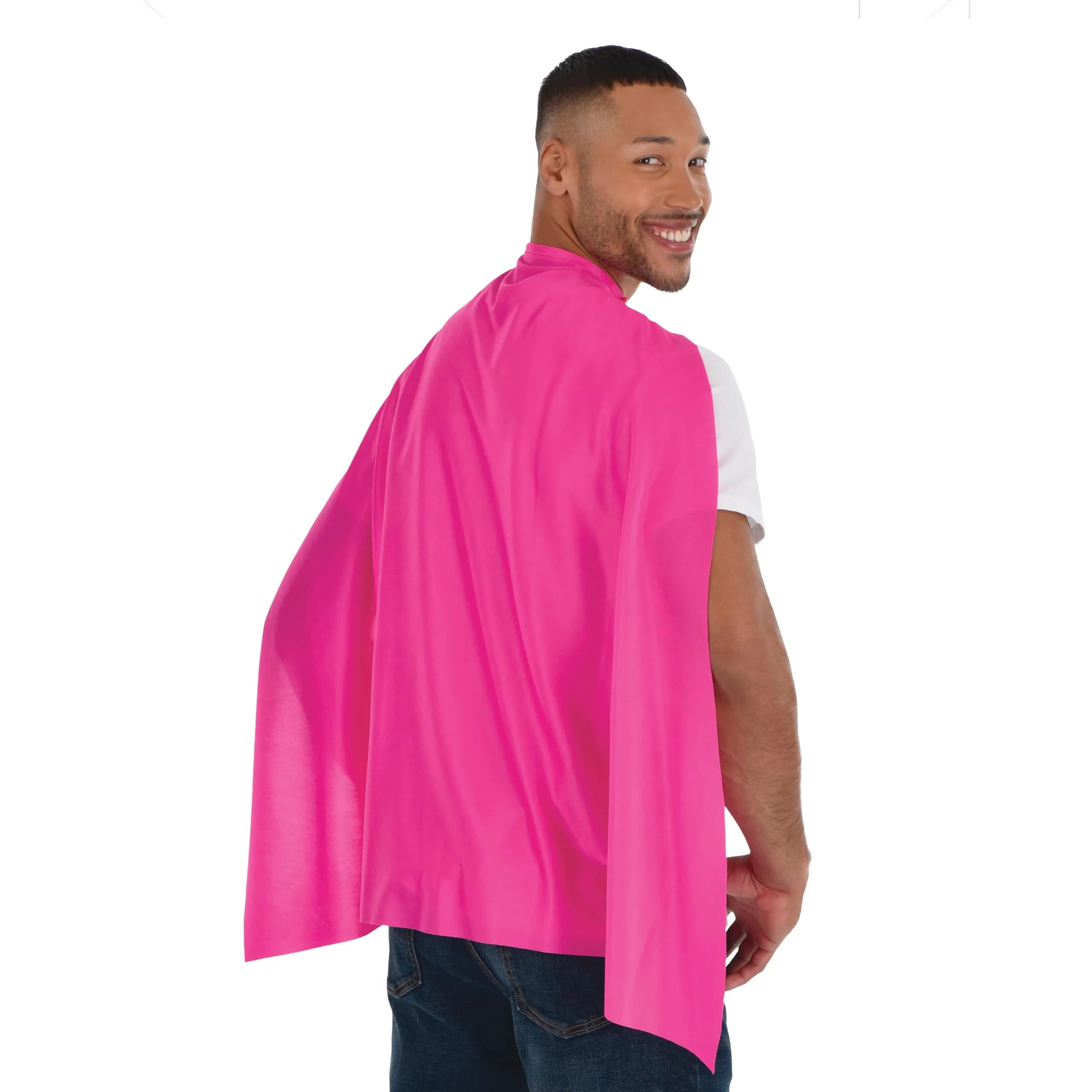 Party City 30 inch Cape for Children and Adults, Pink | One Size Superhero Costume Accessory