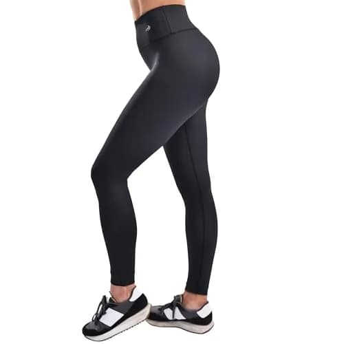 CompressionZ Women's Compression Leggings High Waist Black M | Supportive, Breathable & Sweat-Wicking Activewear thumbnail 1
