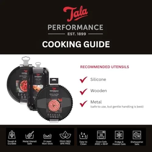 Tala Performance Baking Tray Set of 3 | Heavy-Duty Carbon Steel, Non-Stick, Oven Safe thumbnail 8