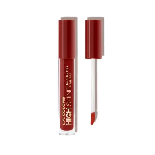 L.A. COLORS High Shine Lipgloss Scarlett 0.14 oz (4 ml) | Shea Butter & Vitamin E Enriched thumbnail 1