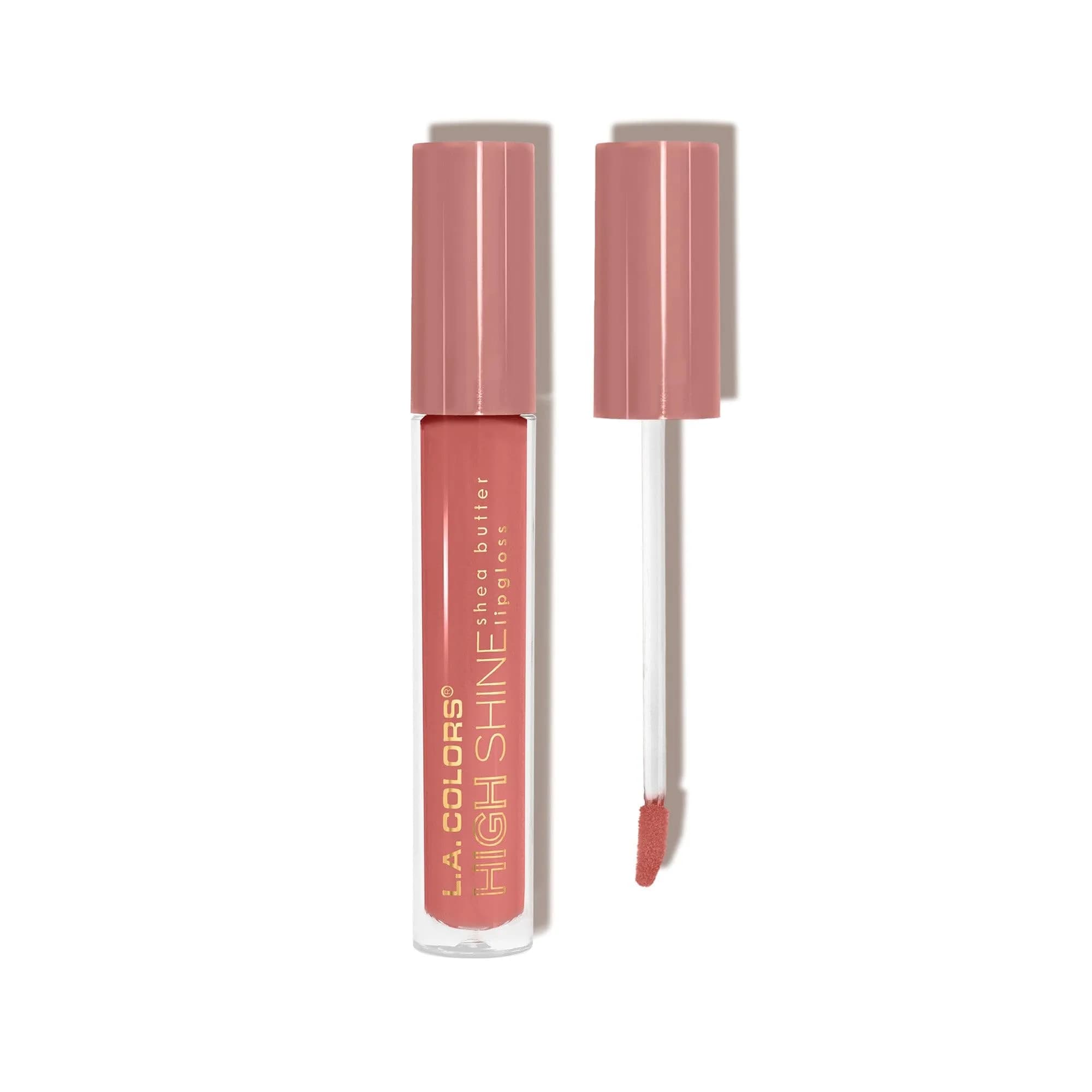 L.A. COLORS High Shine Lipgloss Scarlett 0.14 oz (4 ml) | Shea Butter & Vitamin E Enriched — Sensual