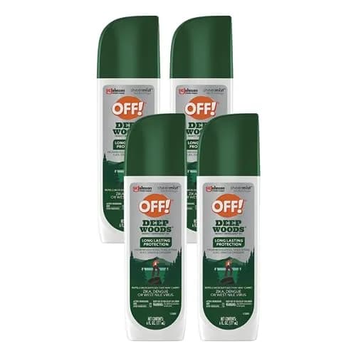 OFF! REPEL DEEPWOODS Mosquito Spray 6 Fl Oz | Long-Lasting Insect Repellent for Outdoor Use thumbnail 1