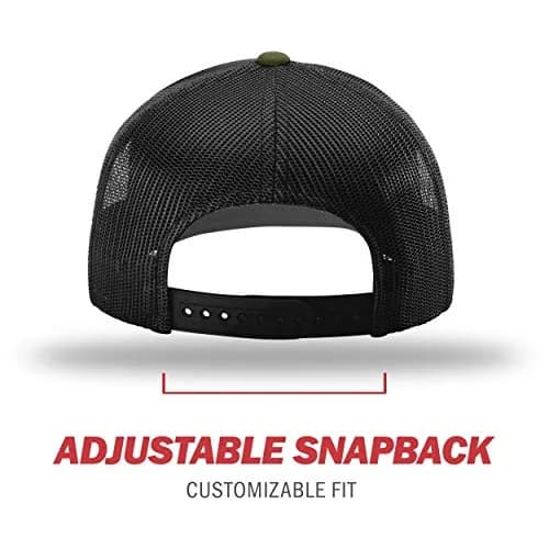 Richardson 112 Split Loden/Black Trucker Baseball Cap - One Size - view 4