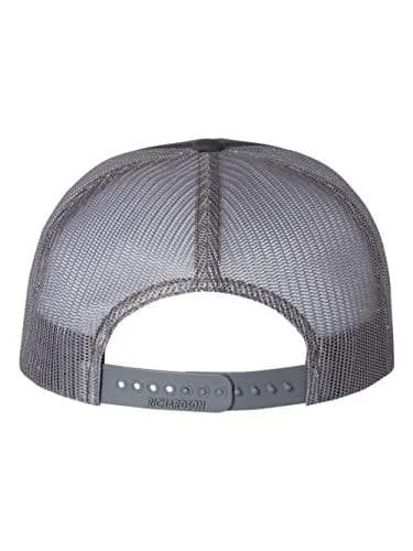 R RICHARDSON Foamie Trucker Snapback One Size Charcoal | Structured, Adjustable Cap for Men & Women thumbnail 3
