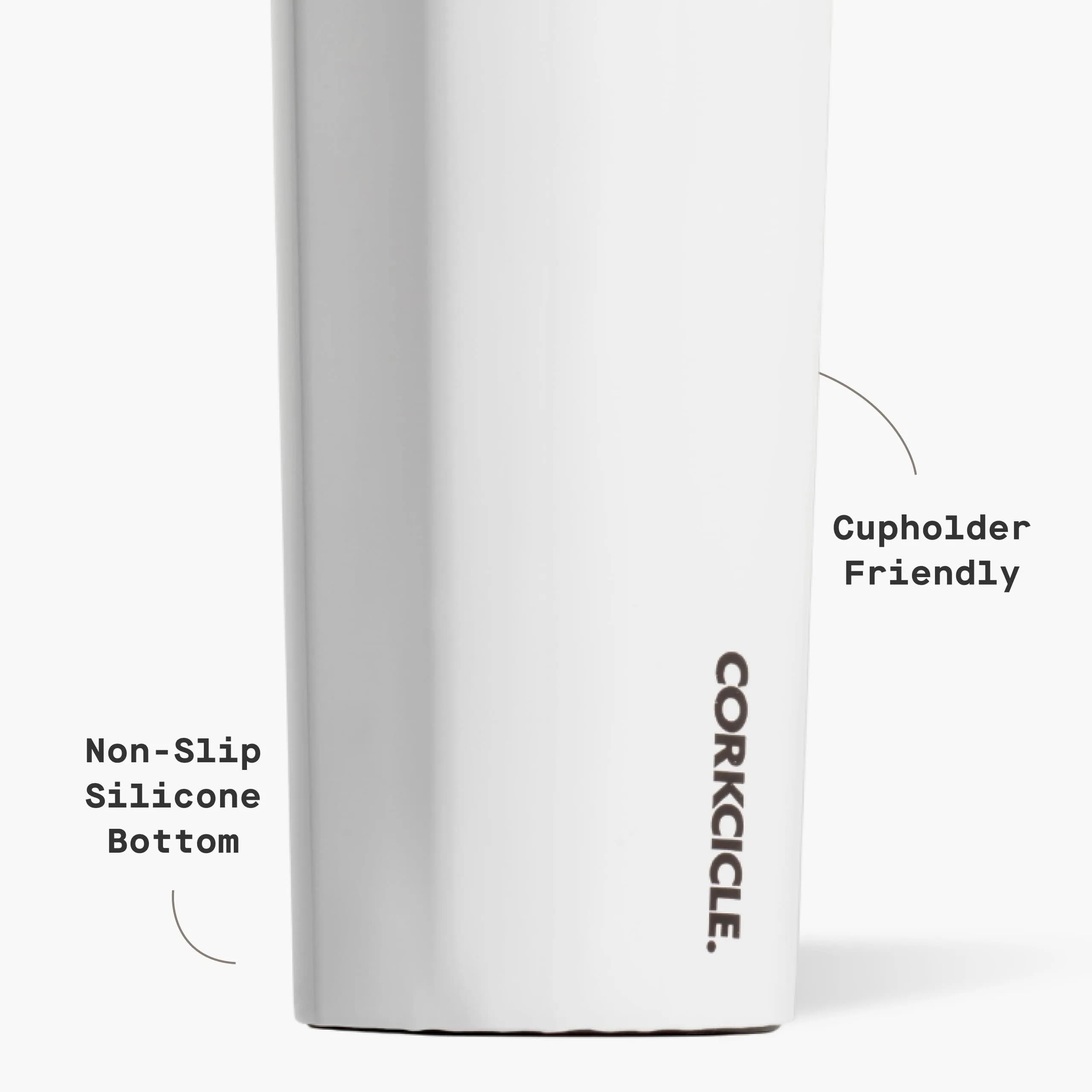 Corkcicle Classic Canteen 16 oz Triple Insulated Bottle, Gloss White | Keeps Drinks Cold 25 Hrs, Hot 12 Hrs - view 4